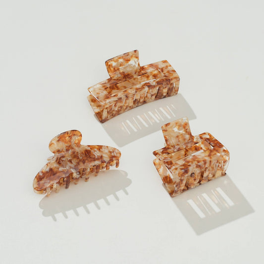 Autumn Leaves Square Claw Clip