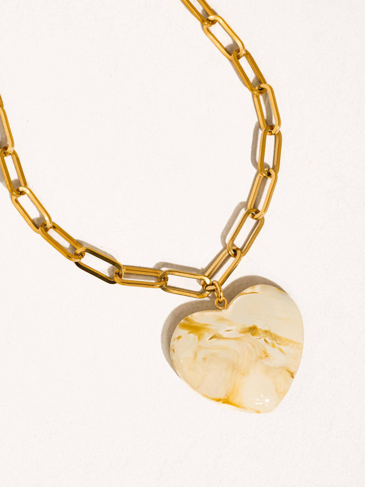Rouelle Gold Heart Chain Necklace