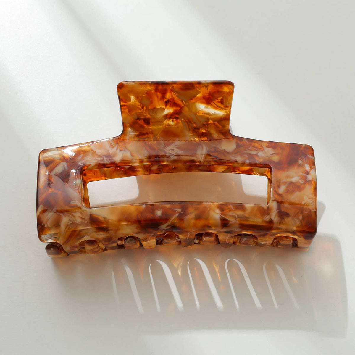 Autumn Leaves Rectangle Claw Clip