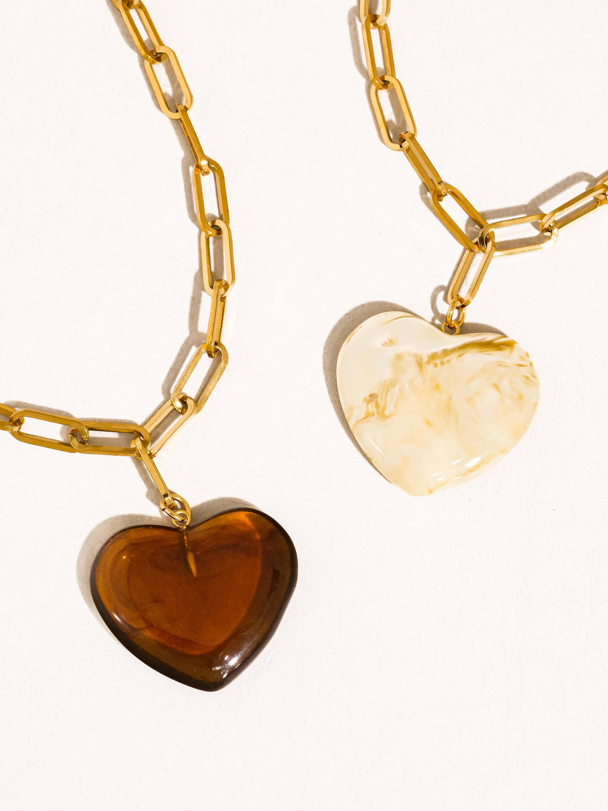Rouelle Gold Heart Chain Necklace