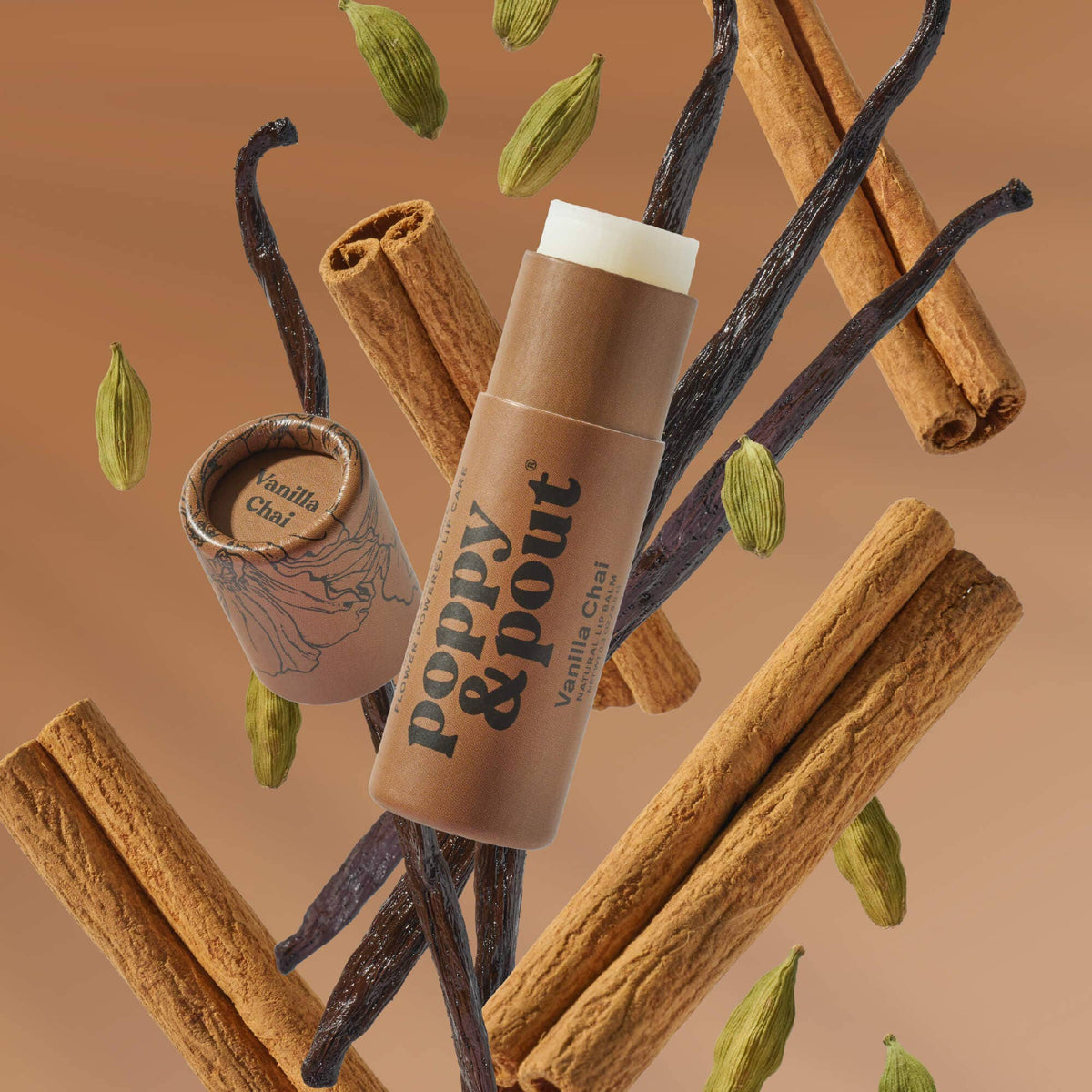 Poppy&Pout Lip Balm - Vanilla Chai