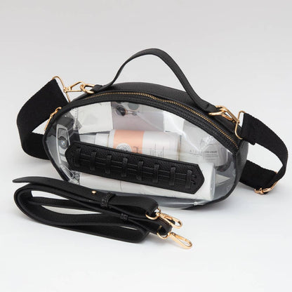 Football Shaped Transparent Crossbody Bag *Multiple Colors!*