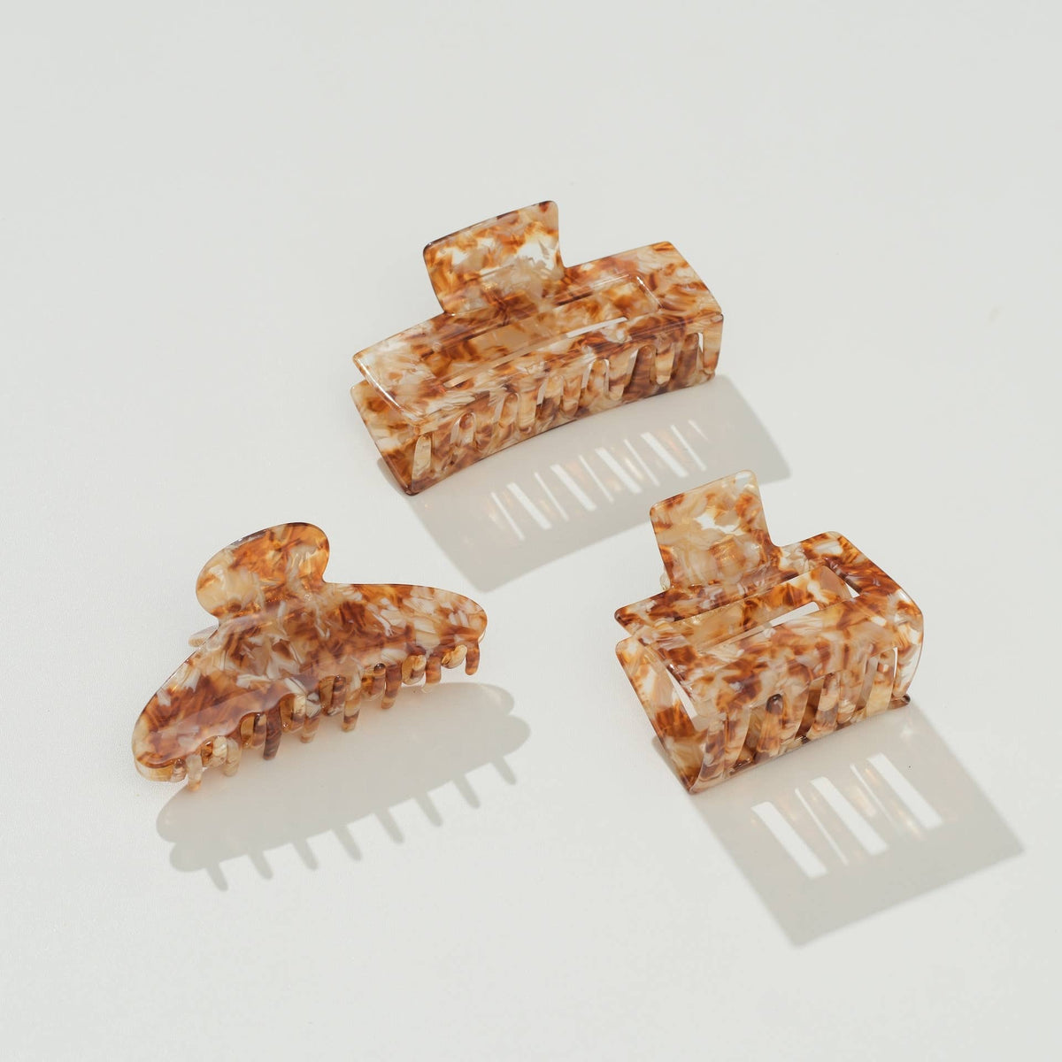 Autumn Leaves Square Claw Clip