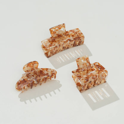 Autumn Leaves Square Claw Clip