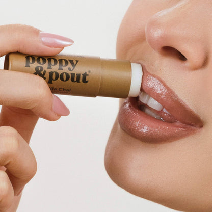 Poppy&Pout Lip Balm - Vanilla Chai
