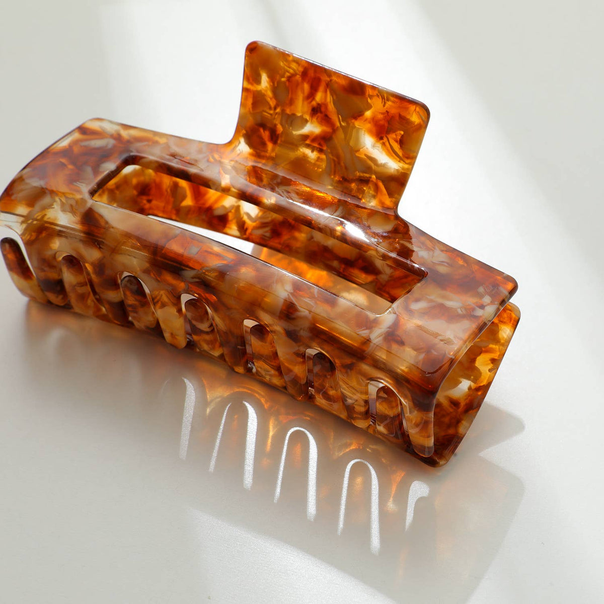Autumn Leaves Rectangle Claw Clip