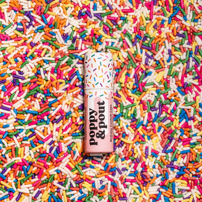 Poppy&Pout Lip Balm - Birthday Confetti Cake