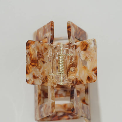 Autumn Leaves Square Claw Clip