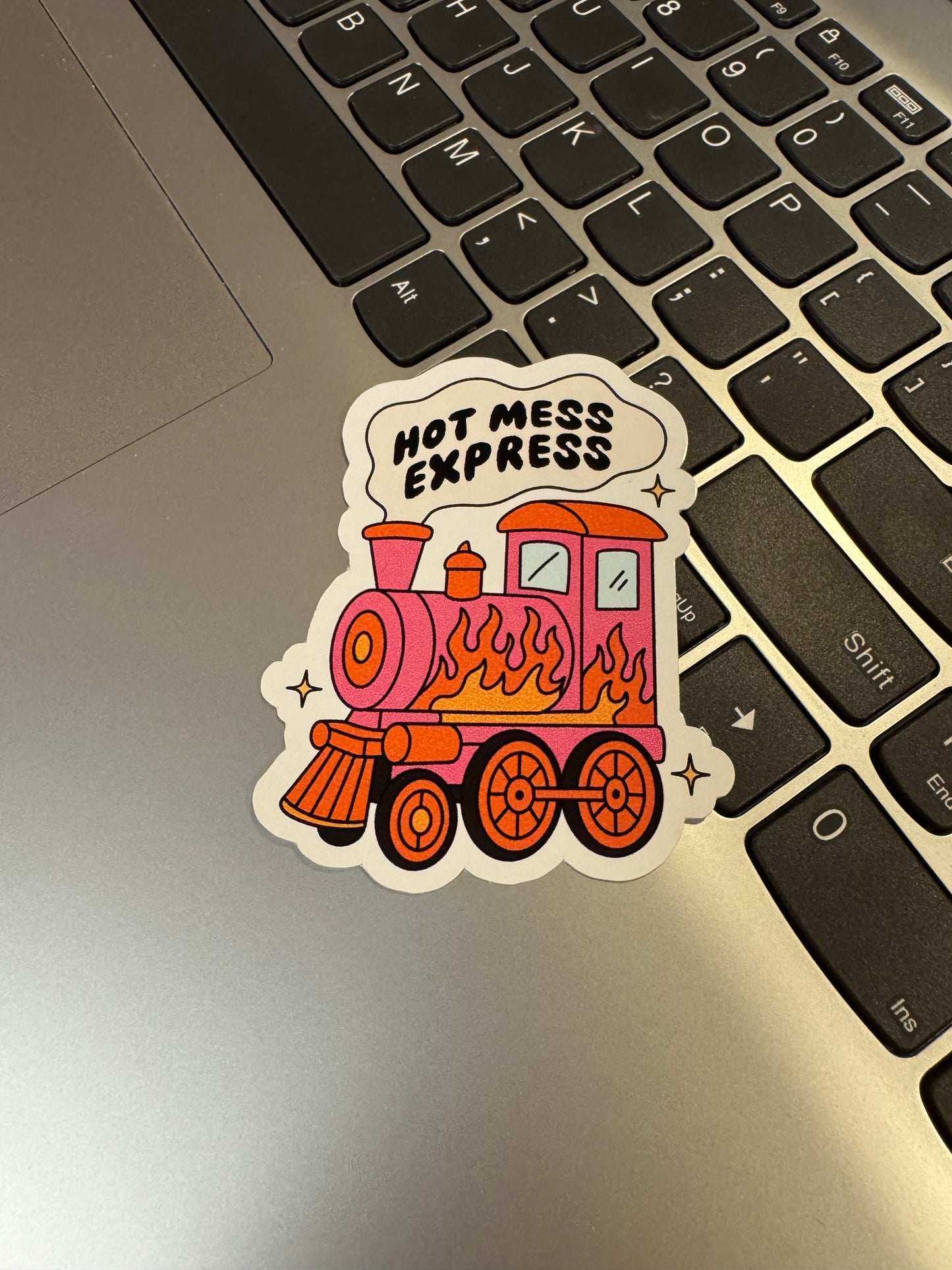 Hot Mess Express Train Sticker