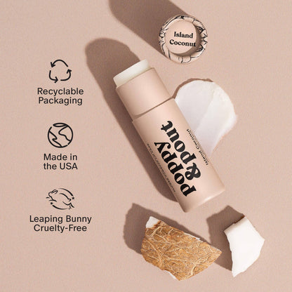 Poppy&Pout Lip Balm - Island Coconut