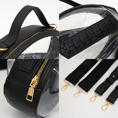 Football Shaped Transparent Crossbody Bag *Multiple Colors!*